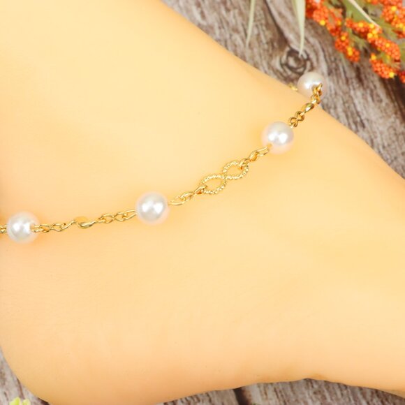 "Dainty Anklet for Women – Elegant Everyday Jewelry & Perfect Gift | MLCRC1181 - Picture 5 of 10
